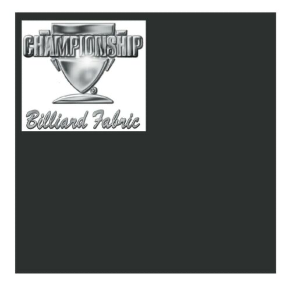 CHAMPIONSHIP COUTURE POOL TABLE CLOTH 9FT CALVIN (DARK GRAY)