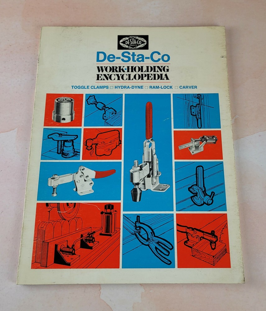 Vintage 1979 DE-STA-CO Work Holding ENCYCLOPEDIA/CATALOG