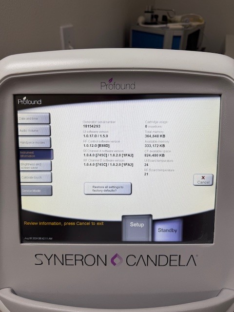 Candela Syneron Profound Series 5