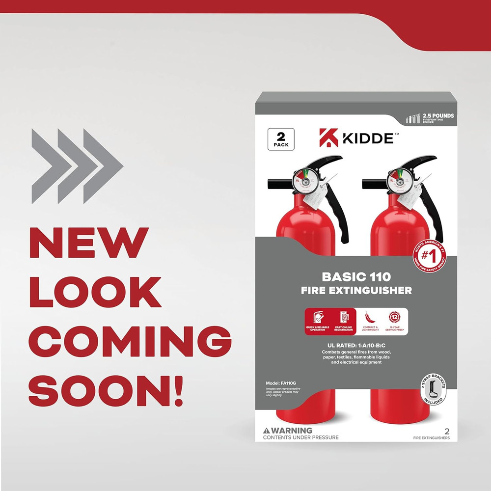 Kidde Multi Purpose Fire Extinguisher for Home, Office, Dorm, Residential