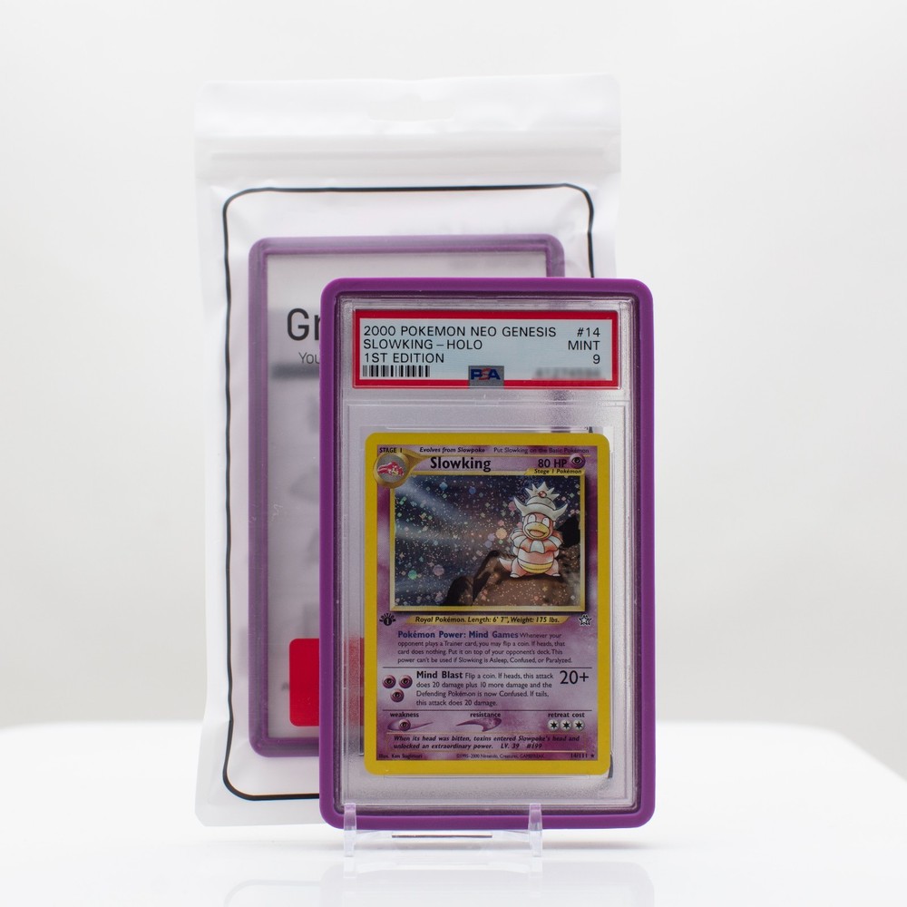 GradedGuard PSA Graded Card Case Guard Protector Stackable (PURPLE)