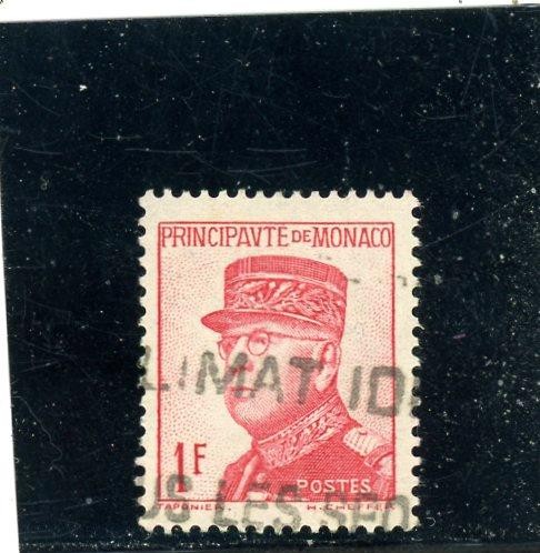 Monaco 1938 Scott# 155 Canceled (missing in many collections)