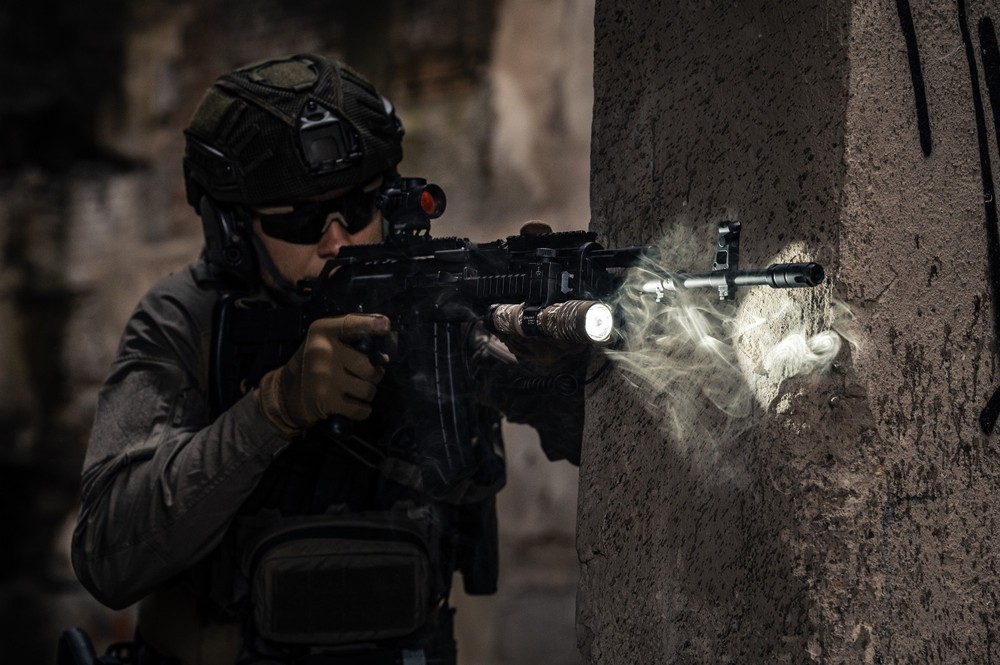 Olight Warrior X4 Glacial Valley USB-C/MCC Rechargeable Flashlight, 2600 Lumens