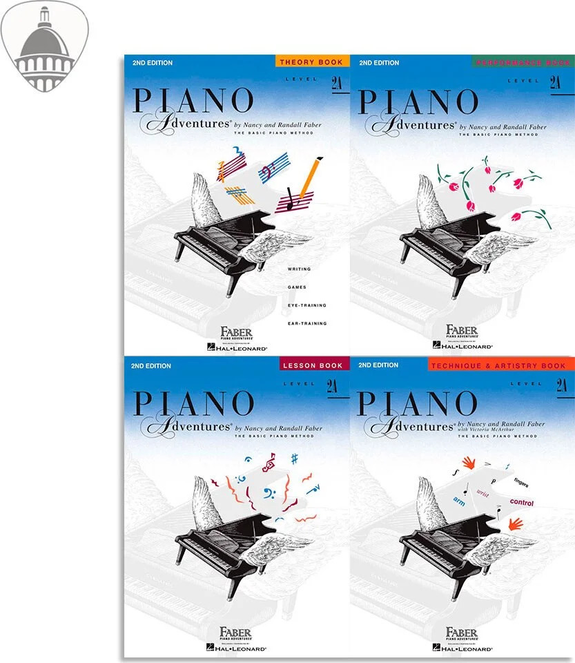 Faber Piano Adventures Level 2A Bundle- Lesson, Performance, Technique and Ar...