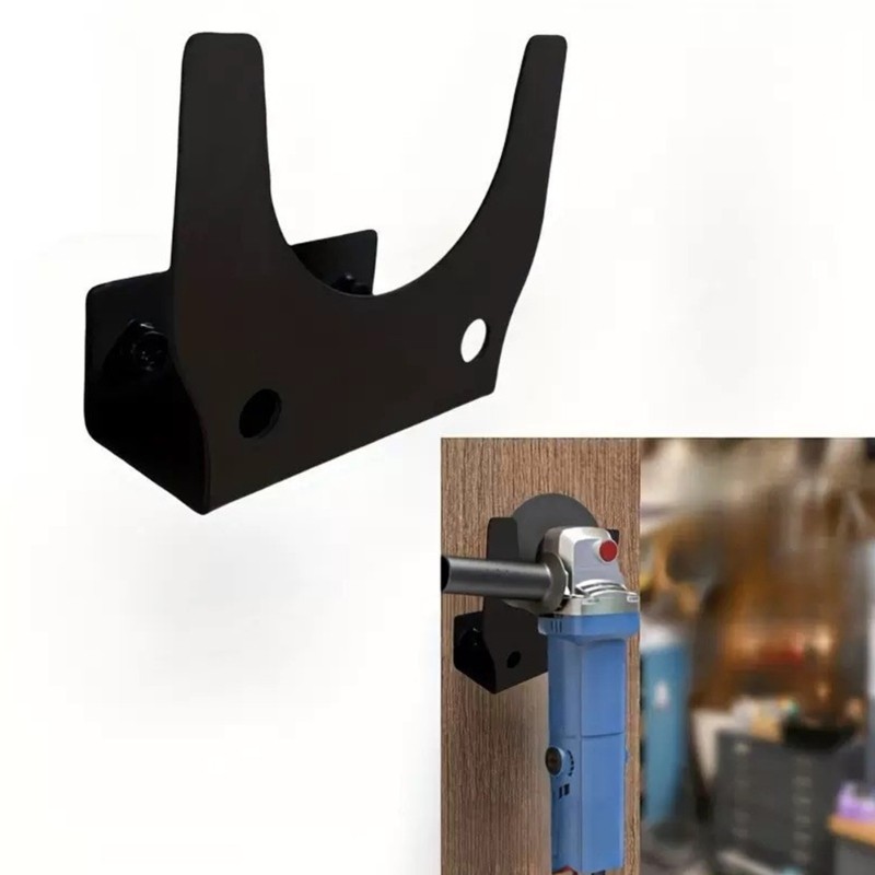 Space Saving Angle Grinder Wall Mount Bracket High Load Capacity for Garages