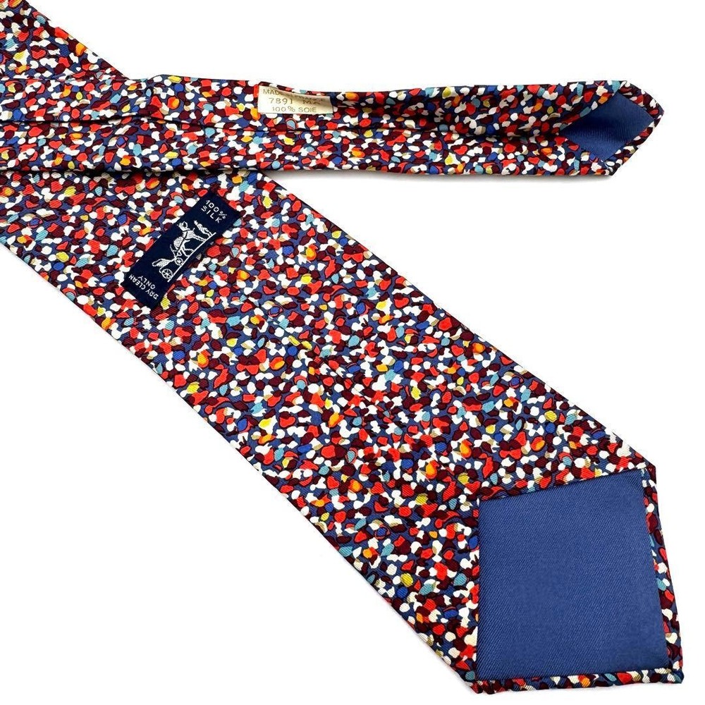 HERMES 100 Silk Tie Multicolor