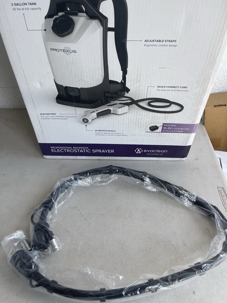 Evaclean Protexus PX300ES Cordless Electrostatic Backpack Sprayer