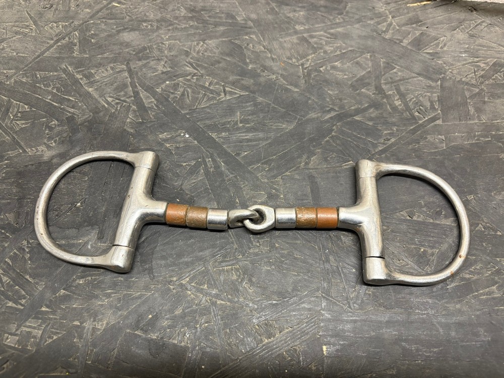 D-ring Jointed Snaffle Bit With Cooper Rollers
