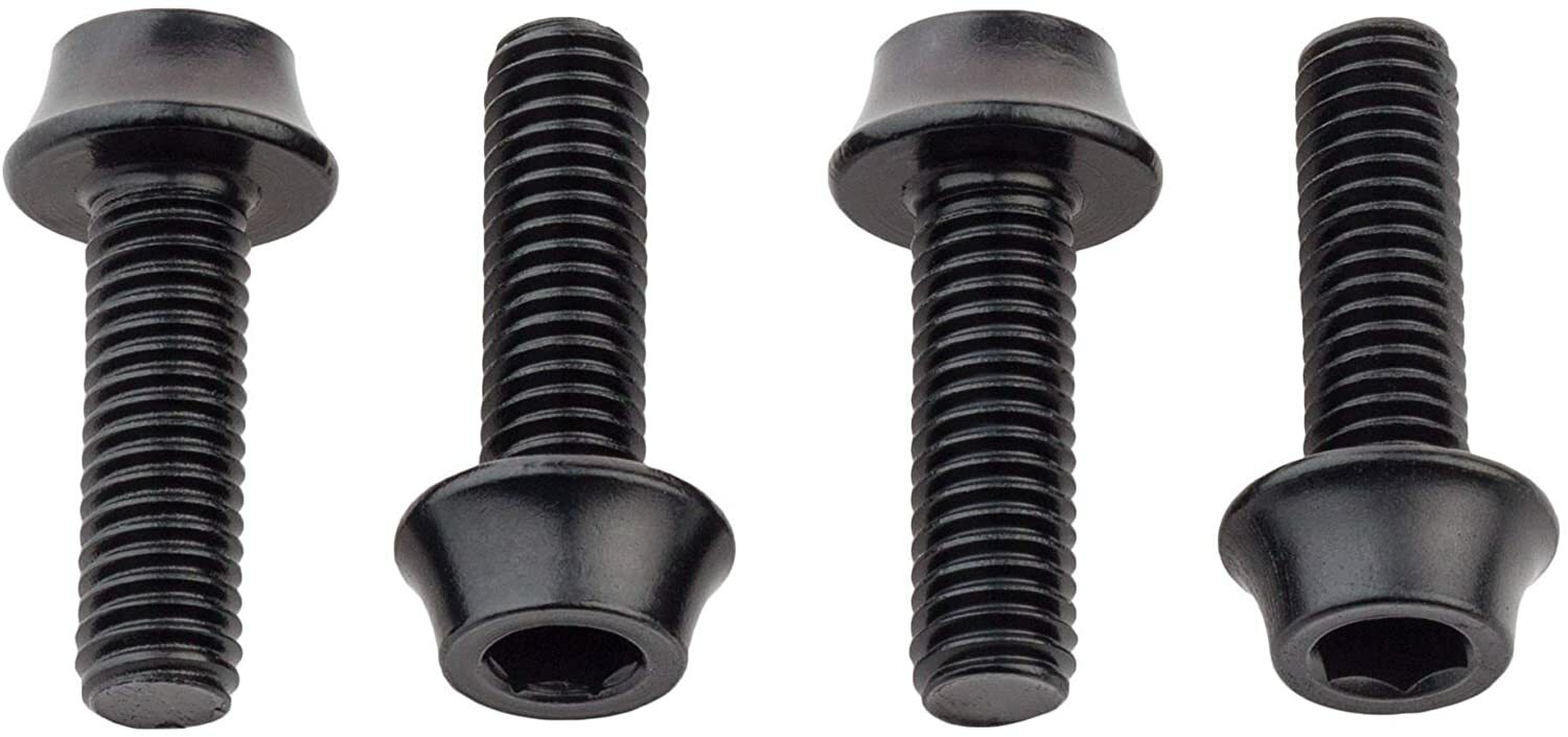 OMNI Racer WORLDS LIGHTEST Alloy Bottle Cage Bolts Set: 4-M5x15mm, 1.2g each!!