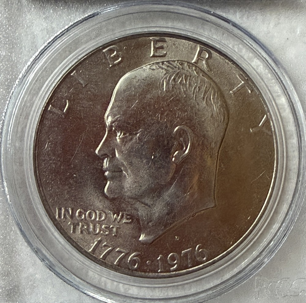 1976-D Clad Eisenhower Type-2 Dollar PCGS MS65