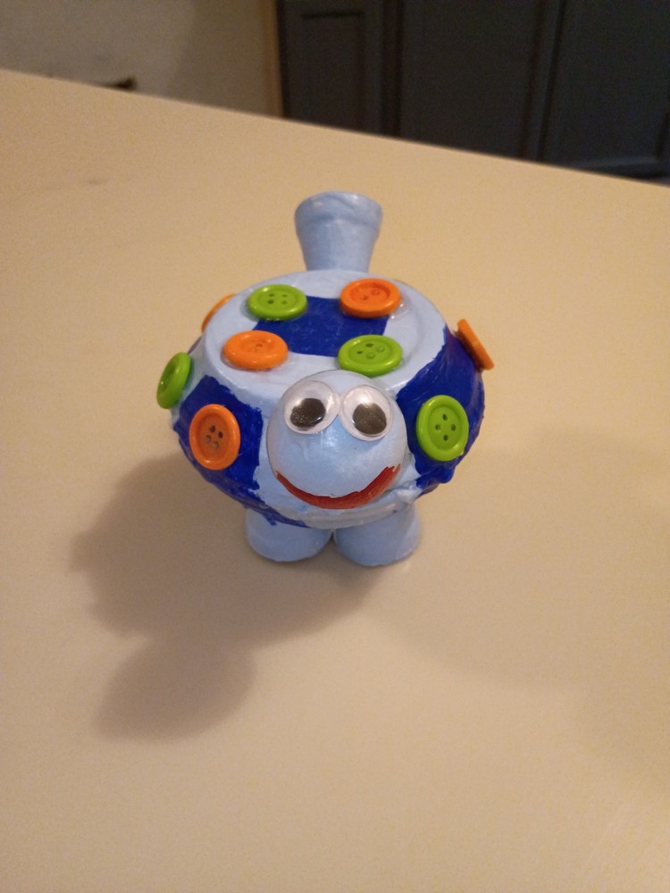 Handmade Blue Baby Turtle