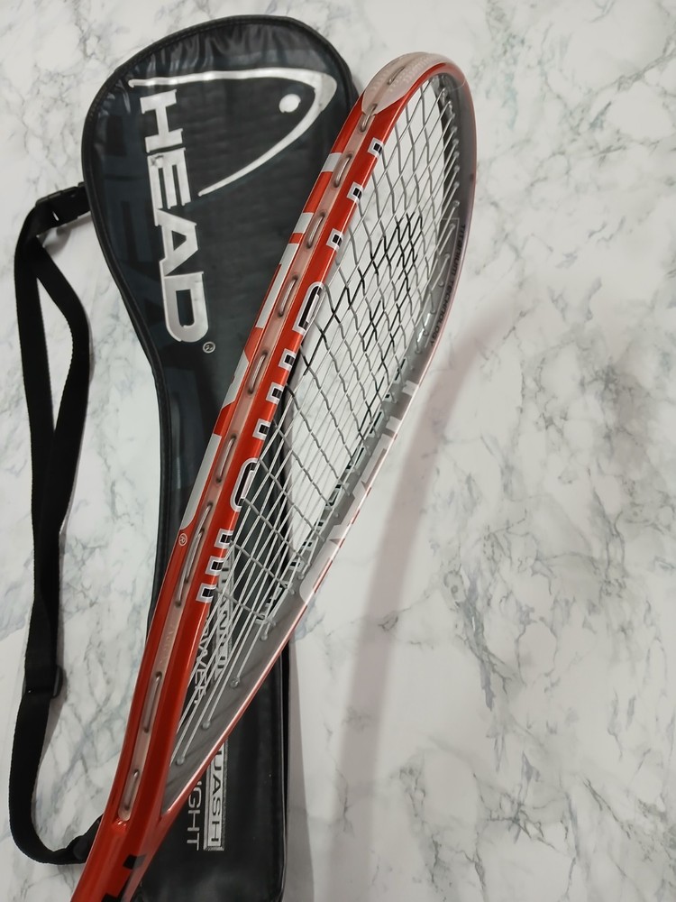 Head Titanium technology Squash Racquet W/ Case Excellent