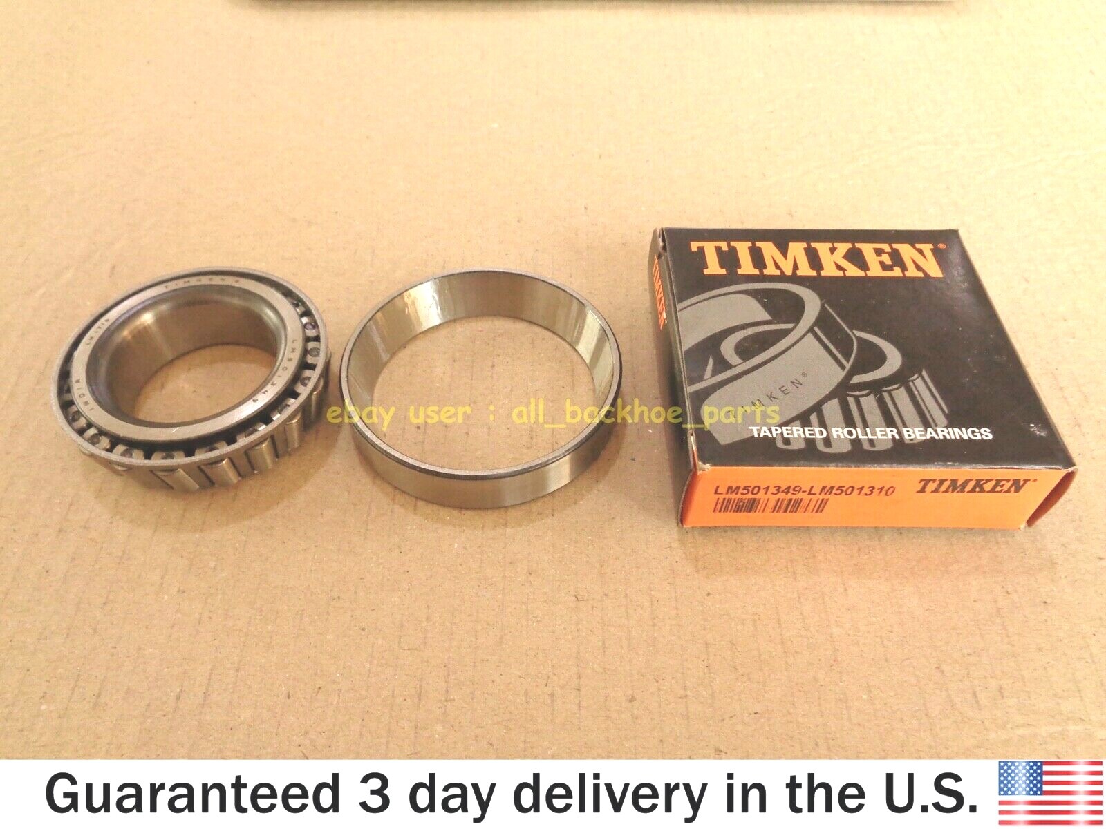 GENUINE TIMKEN TAPERED ROLLER BEARING LM501349 - LM501310 1.625 x 2.891 x 0.77"