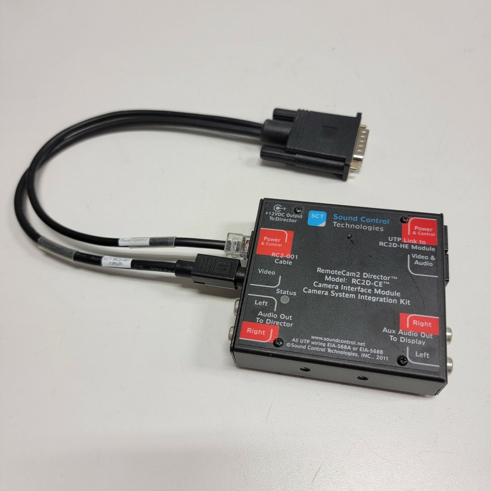 Sound Control Technologies RC2-Director Model RC2D-CE Camera System Integration