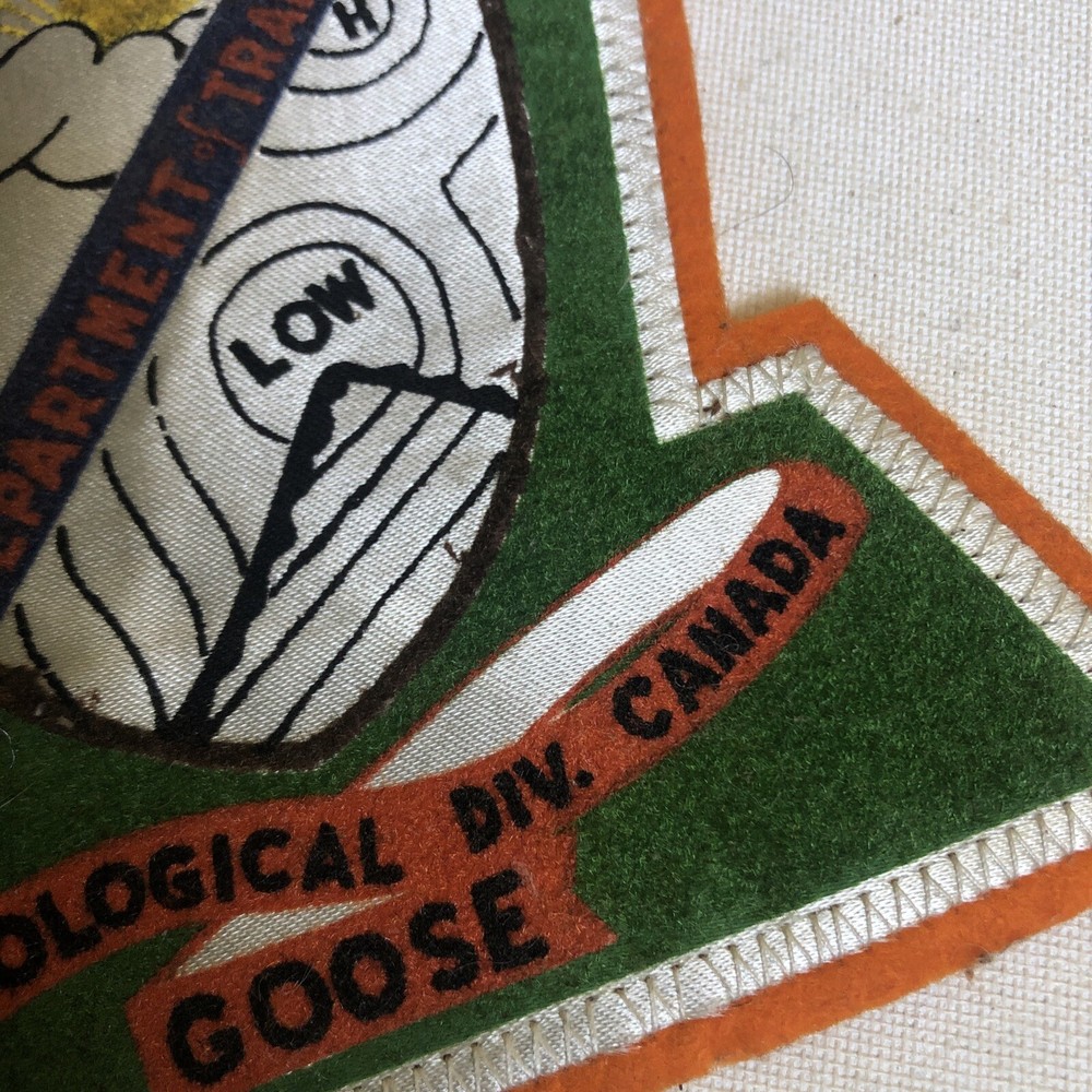 WW2 METEOROLOGICAL DIV. Canada GOOSE FLIGHT JACKET PATCH WWII