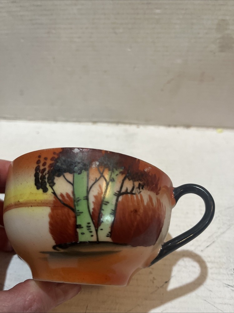 Rare Japan MCM Handpainted Cup