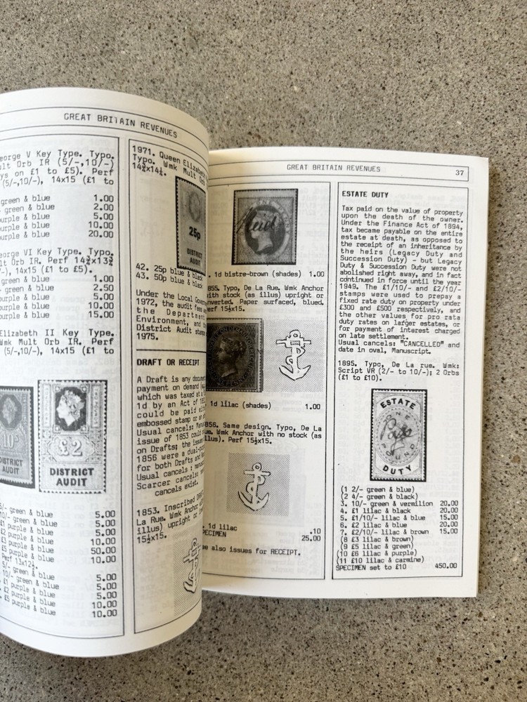 Great Britain Revenues Barefoot 3rd Edition 1989 Philately Reference