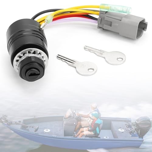 129572 Ignition Switch with Keys Fit for Tracker Boats, Ignition Switch with