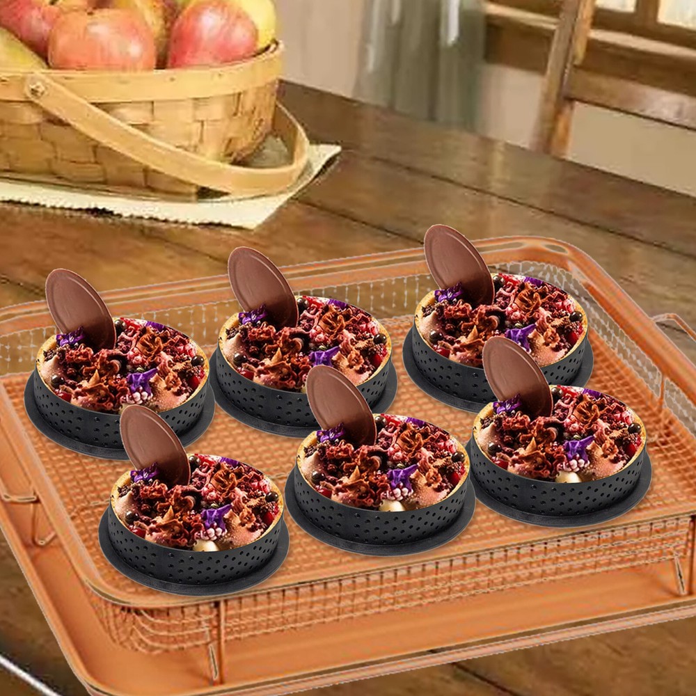 Cross-border Round Tower Ring Cutting Mold Plastic Net Ring Cake Ring Baking