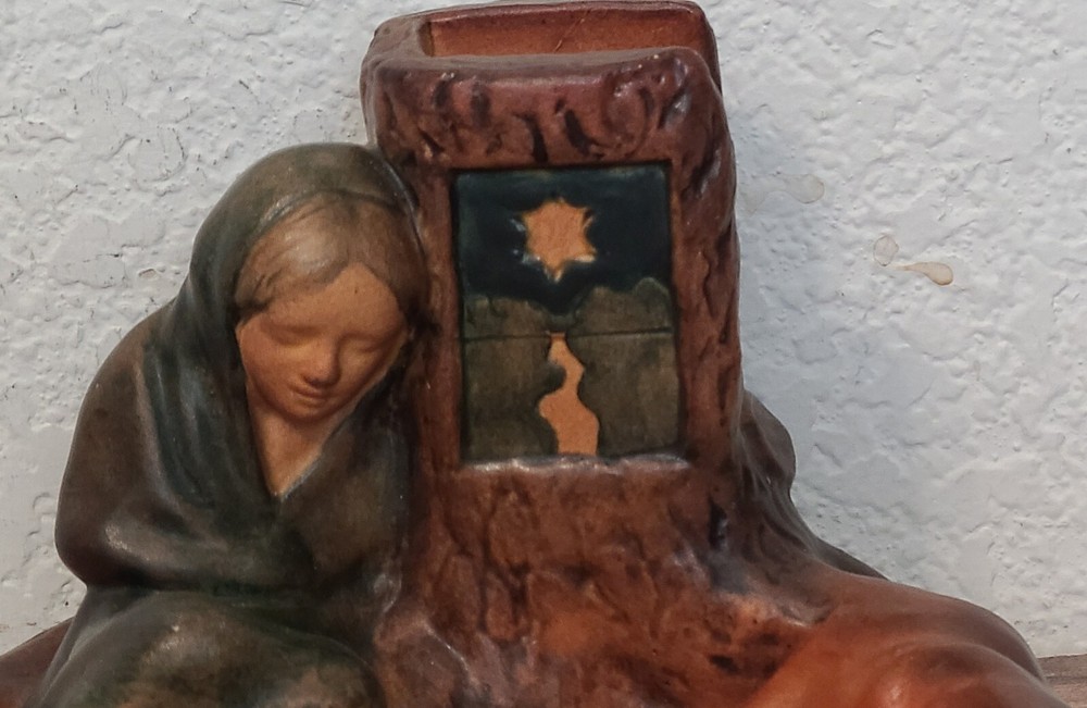 MATCH HOLDER DANISH ART POTTERY BERTEL IPSEN