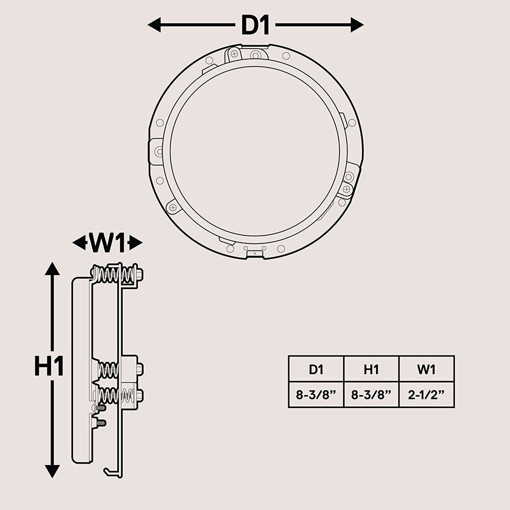 7" inch LED Headlight Hi Lo + Bracket Mounting Ring For Harley Street Glide FLHX