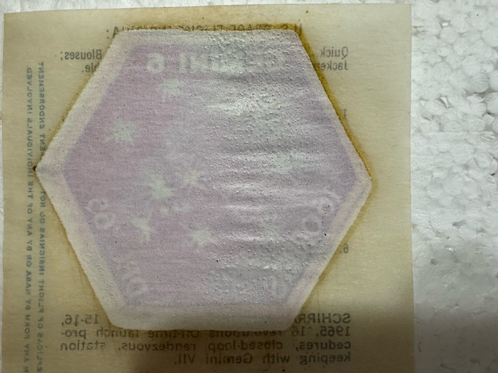 Vintage NASA Gemini VI Transfer Decal