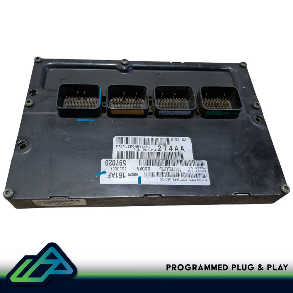 2004 Dodge Ram 1500 5.7L VIN PROGRAMMED ECU Engine Control Module 56029161AF