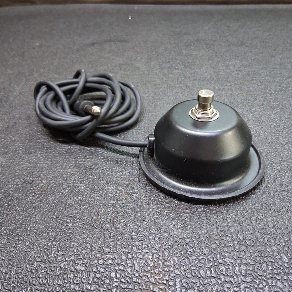 Guitar Amp Single Push Button Round Black Metal Footswitch Control