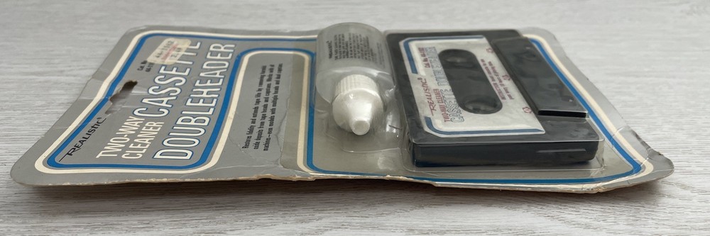 Realistic Two-Way Cleaner Cassette Doubleheader 44-1162 - NEW