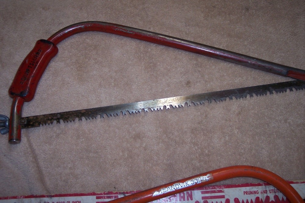 Two 21 in. Bow Pruning Saws - Efficient Tree Trimming, w/Extra Blades