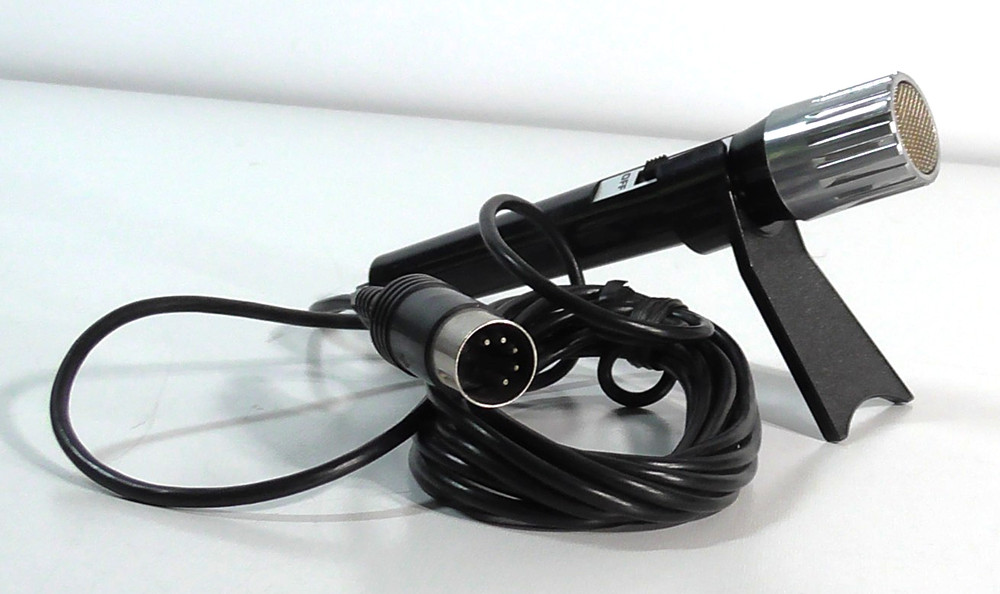 VINTAGE MICROPHONE WITH 5 PIN CONNECTOR + STAND