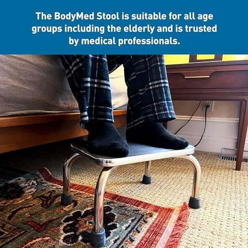 Heavy-Duty Foot Step Stool with Non-Slip Rubber Platform for Without Handle