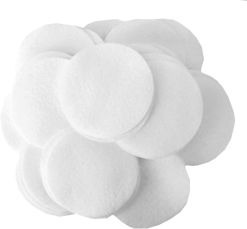 White Craft Felt Circles (4 Inch - 19pc)