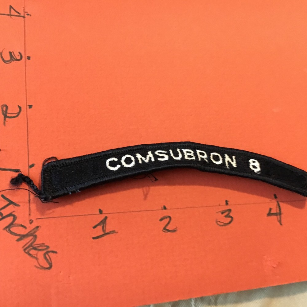 US NAVY SHOULDER STRIP TAB rocker PATCH COMSUBGRU 8