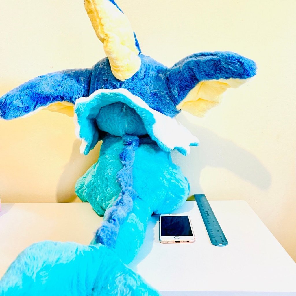 USA - 3 size - Eevee Jolteon Vaporeon Plush Doll Toy Anime Evolution Monster Set