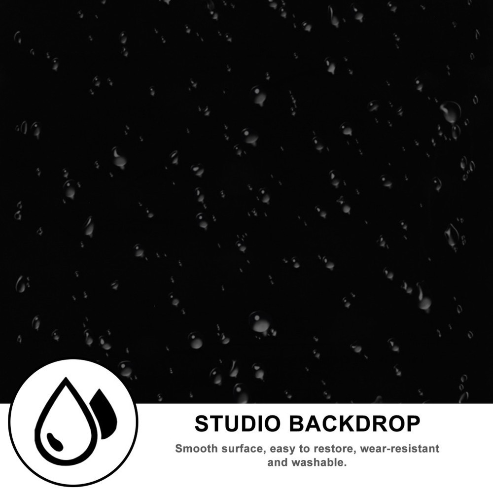 1pc Black Backdrop Background Black Backdrop Screen for Studio Photography