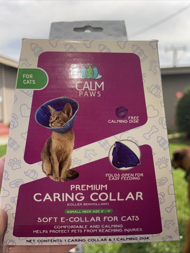 XS Cat Cone Calm Paws Behavior Support