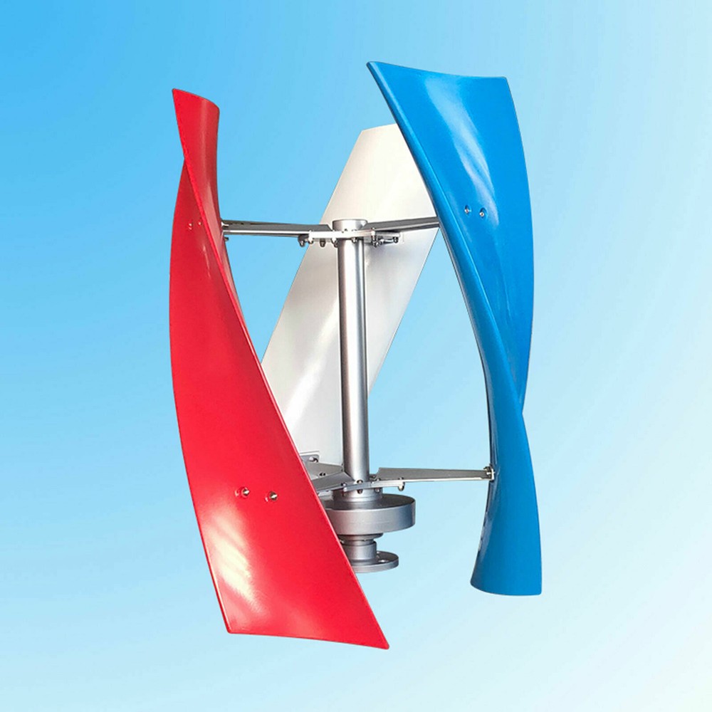 3 Blade Helix Vertical Wind Turbine Wind Generator 12V 400W Windmill +Controller
