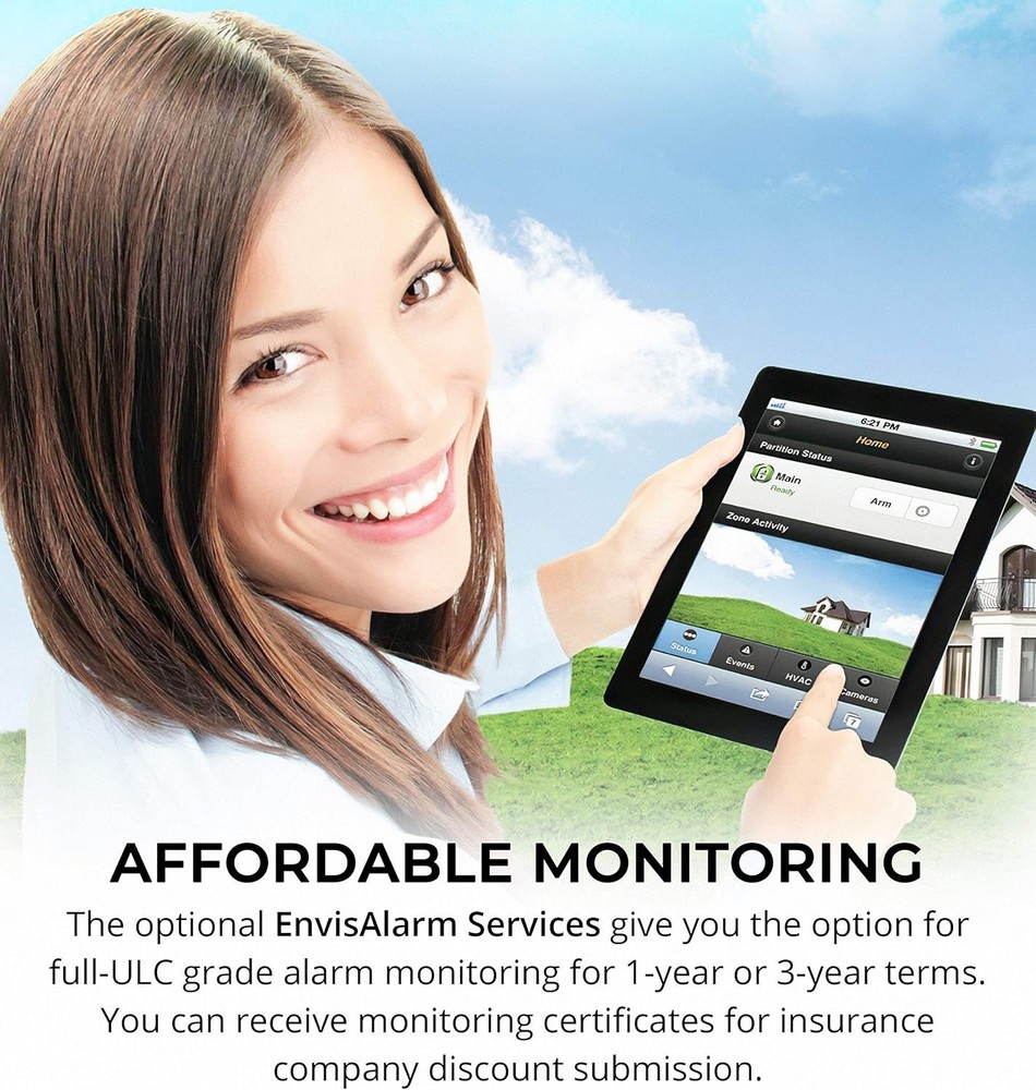 Security Interface Module for DSC and Honeywell Systems with Remote Control