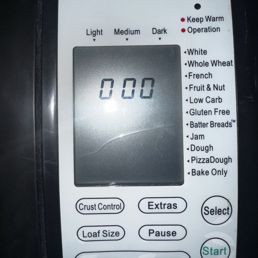 Breadman Ultimate Plus Model TR2500BC Stainless 1.5 - 2LB Bread Maker, Excellent