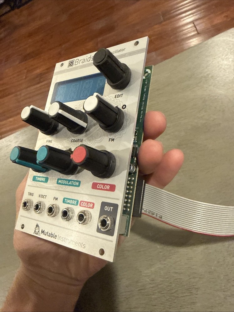 Mutable Instruments Braids Macro Oscillator Eurorack +Ribbon EXshape. Z15