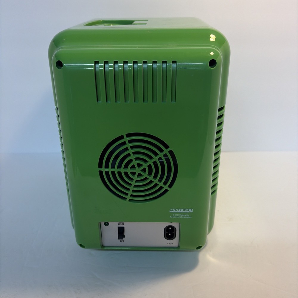 Minecraft Creeper Mini Fridge Portable Tabletop Electric Cooler
