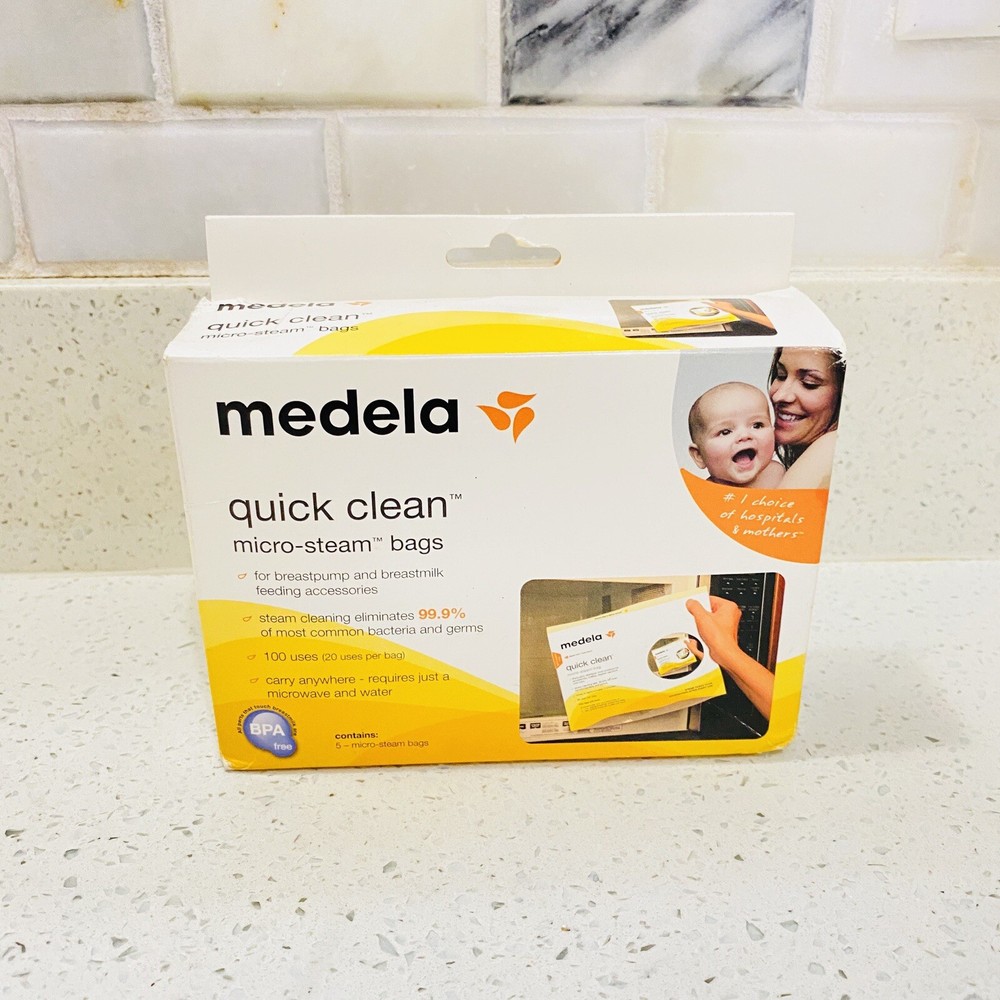 Medela Quick Clean Micro-Steam Bags, 5 Count