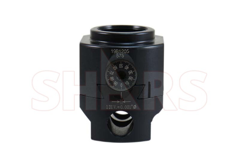 Shars Precision 3" Boring Head 0.001 Radius 1-1/2"-18 Thread W/Certificate P]