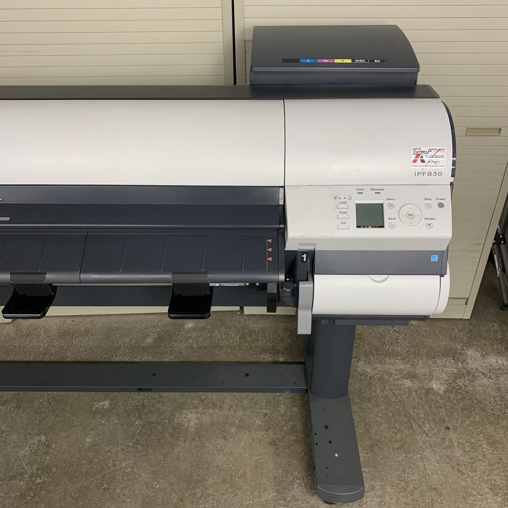 Canon iPF830 RMC-K10421 Wide Format Plotter Tested
