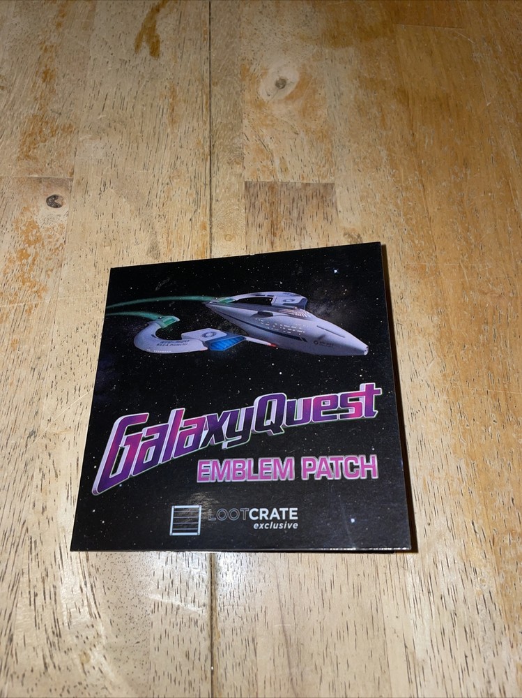 GALAXY QUEST Blue Emblem Prop Patch Loot Crate EXCLUSIVE New