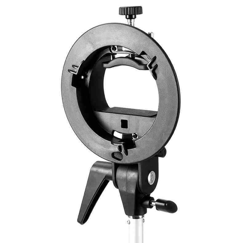 US S-Type Bowens Mount Flash Speedlite Bracket Softbox Holder PK Godox Bracket