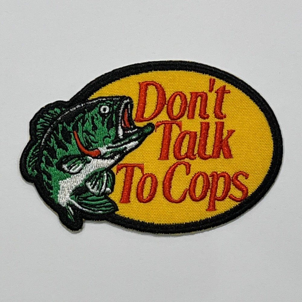 Don’t Talk To Cops Patch (2 Patches)