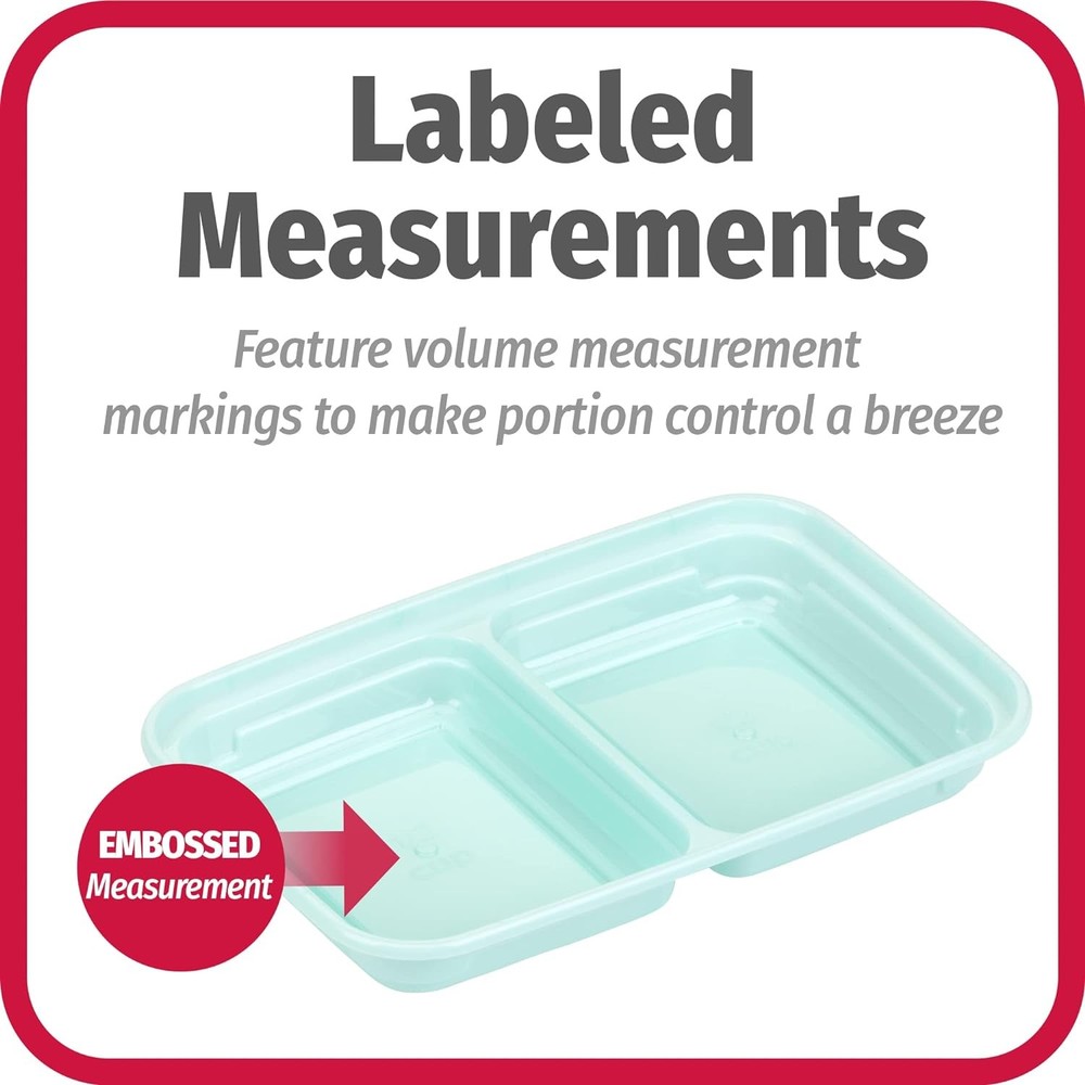 GoodCook Meal Prep 60-Piece Container Set, Made Without BPA 30 Sets, Assorted