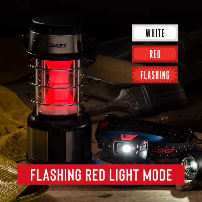 COAST 665 4-MODE LED CAMPING LANTERN *DISTRESSED PKG